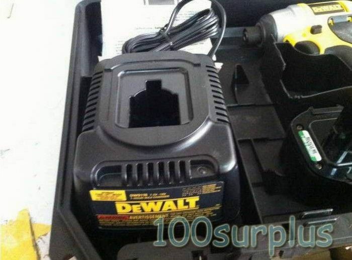 DeWALT 9.6V 9.6 Volt Cordless Impact Driver DC855 Electronic Drills on 100outlets