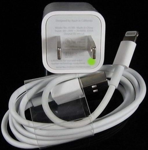 Huérfano audición Coca 8009 New GENUINE OEM Original Apple Iphone 5/5S/5C Wall Charger Lightning  Data Cable on 100outlets.com