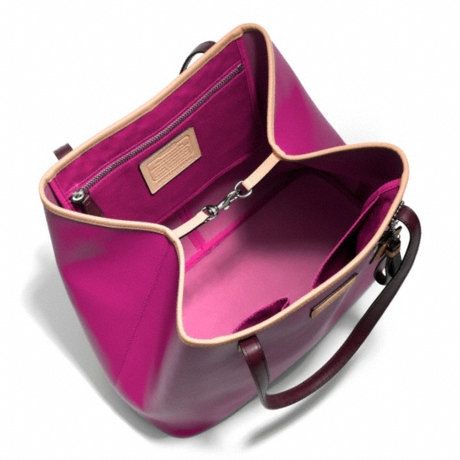 COACH F25028 PARK METRO PATENT TOTE on 100outlets