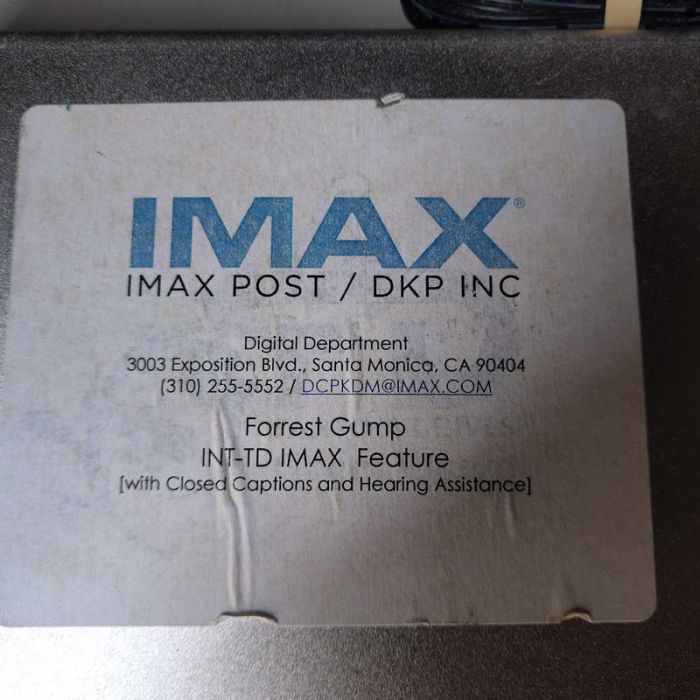 Forrest Gump IMAX Hard disk GD500EU16 SJ3693342 on