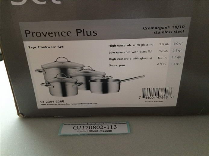 WMF Provence Plus Cromargan Pot Set, Silver, 5-Piece