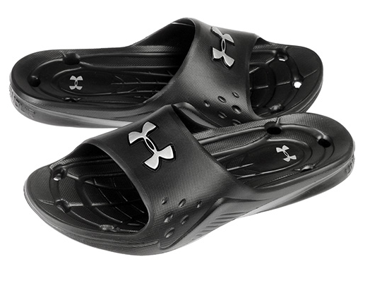 Dialoog schoner Mew Mew Under Armour Men's Locker II Slide Black/Silver 1238676-001 M7/W8 EU40 on  100outlets.com