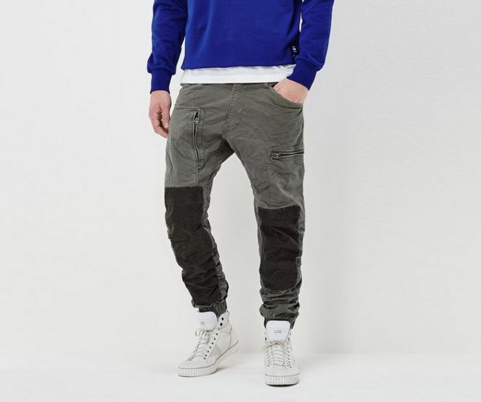 G-STAR RAW Powel 3D Tapered Cuffed Pants Orphus green D01803