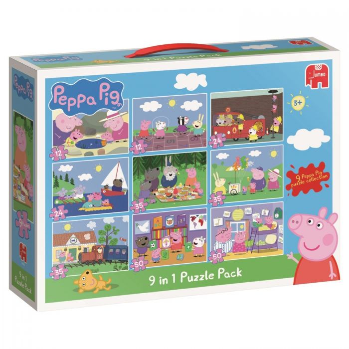 Peppa Pig 9 in 1 Bumperpack Jigsaw Puzzle 18482 on 100outlets.com