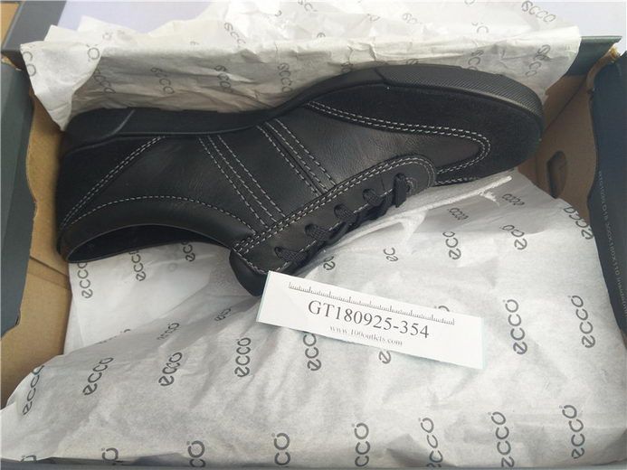 hoofdkussen Zuidoost Zenuwinzinking EU39 ECCO 214603-51052 CRISP II Black Leather Combi Womens lacing shoes on  100outlets.com