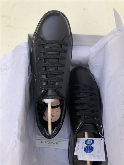 EU40 US7 GEOX U Ricky F Mens Sneakers U64W1F 00043 C9999 Black on 100outlets