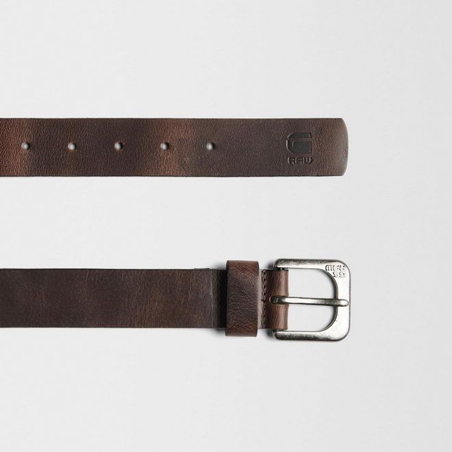 G-Star RAW Zed Dark Brown Belt 89001D-3127-288 SIZE 80 or