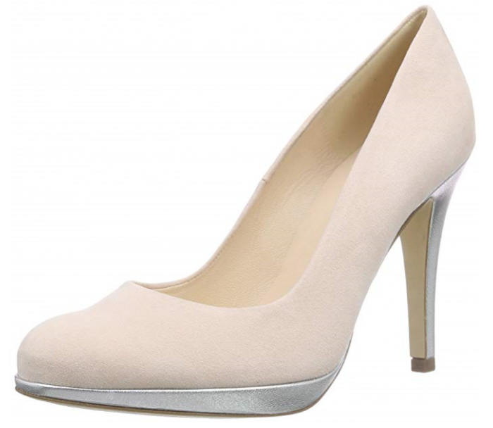 Peter Kaiser NAOMI Naomi Platform Heels Powder suede 71501/712 on 100outlets.com