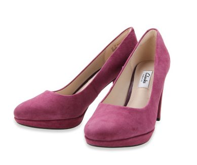 Temerity usund tricky EU38 Clarks KENDRA SIENNA High heels PLUM Suede Womens Shoes 26120271 on  100outlets.com