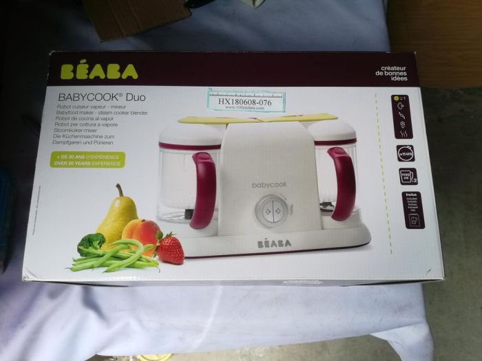 BEABA Babycook Duo babyfood maker-steam cooker blender on