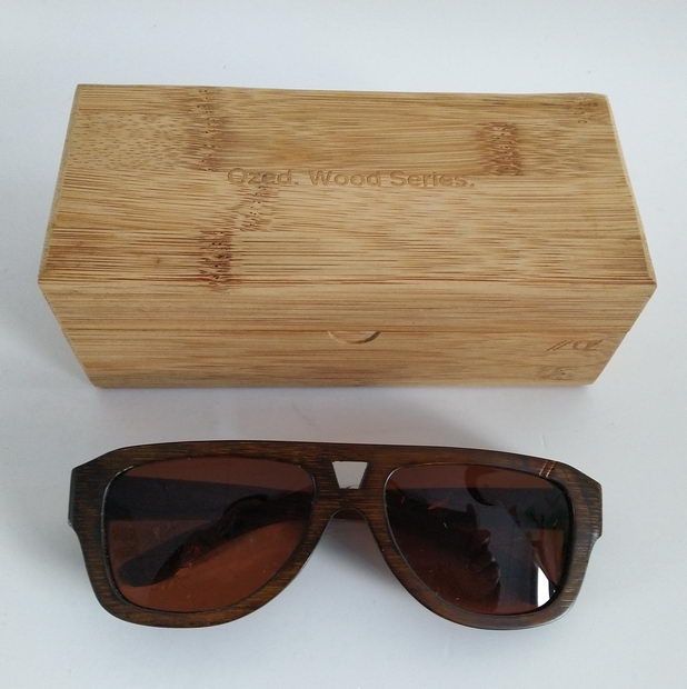 Ozed Handmade Wood Series Sunglasses WSZ63-B POLARIZED on