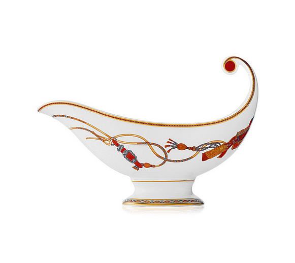 HERMES Cheval d' Orient Porcelain Sauce Bowl on 100outlets.com