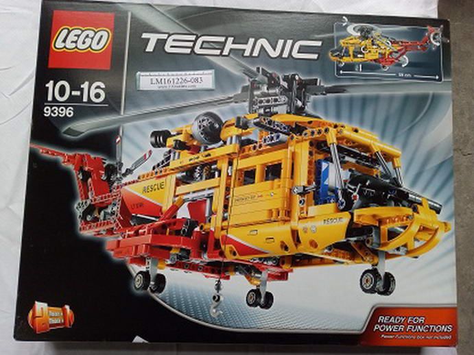 Lego technic helicopter sales 9396 power functions