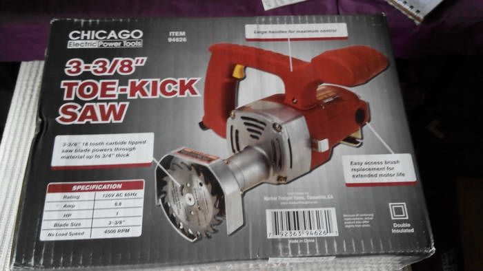 3-3/8 in. 6.8 Amp Heavy Duty Toe-Kick Saw 3-3/8 in. 6.8 Amp Heavy Duty Toe-Kick Saw