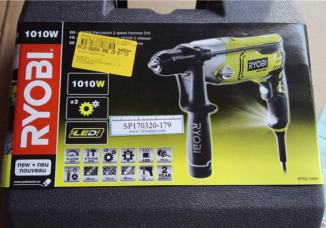 Ryobi 1010w corded hammer drill online