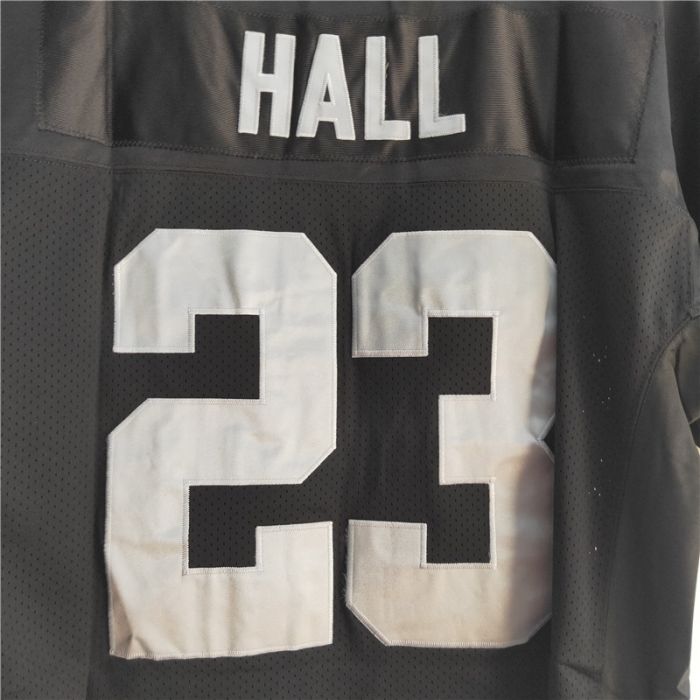 Reebok NFL Oakland Raiders DeAngelo Hall 23 Stitched Black Jersey 50 on 100outlets