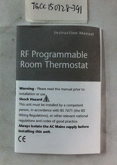 HORSTMANN HRFS-1 Digital wireless Programmable room thermostat on  100outlets.com
