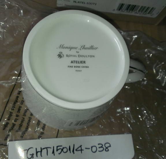 Royal Doulton Monique Lhuillier Étoile Platinum 8-ounceTea Saucer
