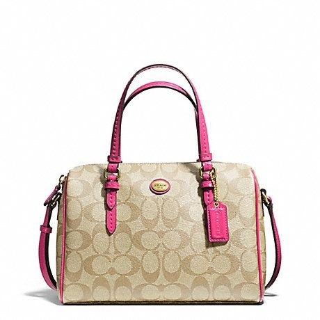 Coach mini satchel bag price on sale