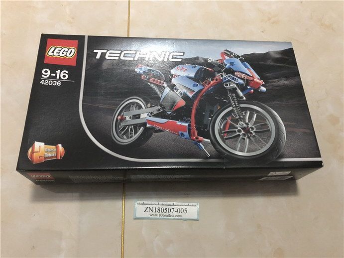 LEGO TECHNIC Street Motorcycle 375 Pieces Kids Building Playset
