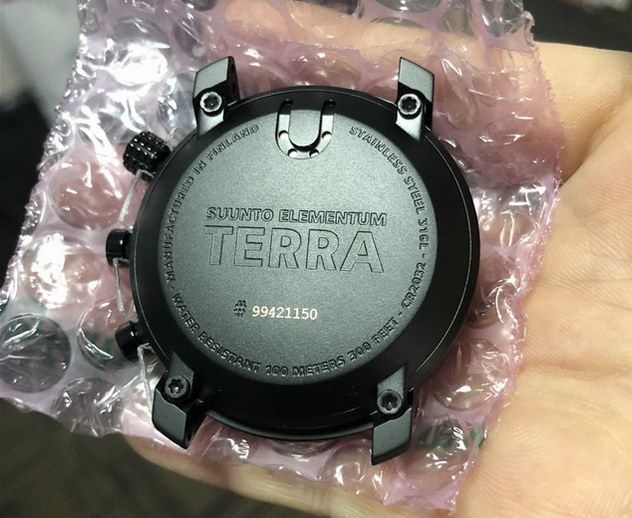 NEW Suunto Elementum Terra Black Red Sport Watch SS019171000 No strip band on 100outlets