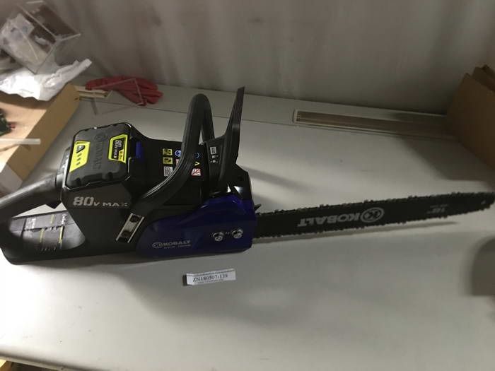 Kobalt 80v best sale chainsaw without battery
