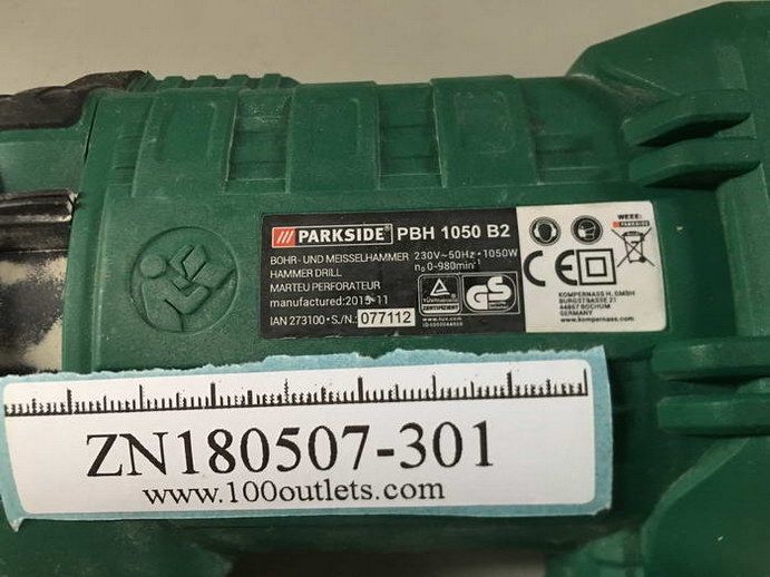 Parkside 1050w new arrivals hammer drill review