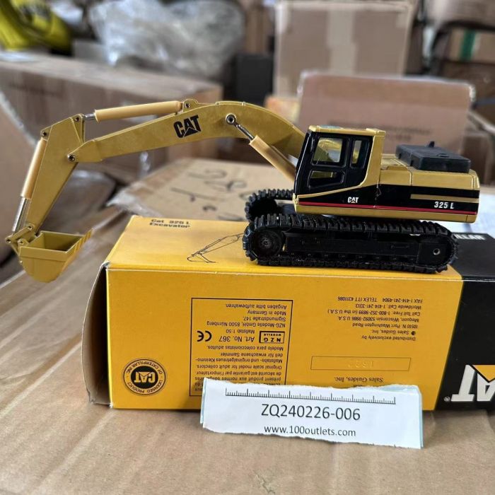 Miniature NZG 1:50 Caterpillar 325 BL Excavatrice Pelle #367.1 - Emballage D'origine