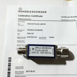 R&S ROHDE & SCHWARZ ESH3-Z2 PULSE LIMITER 0357.8810.54 0 R&S ROHDE & SCHWARZ ESH3-Z2 PULSE LIMITER 0357.8810.54 0