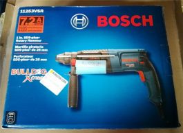 Bosch 11253VSR 1" Bulldog Xtreme SDS Pistol Grip Rotary Hammer Drill on ...