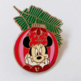 Disney 2010 Hidden Mickey Christmas Ornament Collection Completer Pin-Minnie