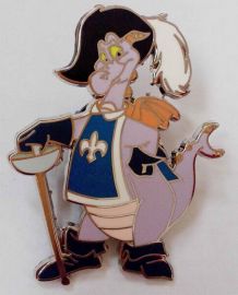 Disney Pin limited edition of 1000, Purple Dragon Figment as Sowrdsman