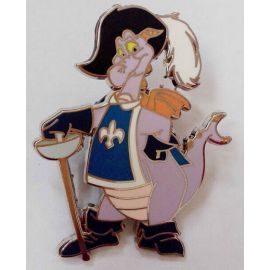 Disney Pin limited edition of 1000, Purple Dragon Figment as Sowrdsman