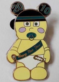 Disney Pin Trading 2009 Limited Release Collectible Pin-Happy New year 2010 Baby