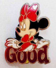 Disney 2010 Hidden Mickey Good Series Pin 4of5-Minnie 