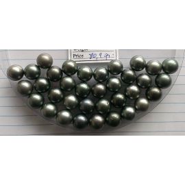 Lot 35 Tahiti Tahitian cultured black pearls size 11.5mm, R-SR, Grade B $150/pc