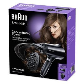 Braun HD330 220 Volt SatinHair 3 Hair Blower Dryer 220V 1700w