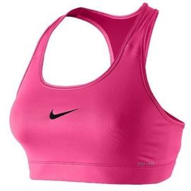 Nike 375833-619 PRO combat compression sports BRA pink size：S 