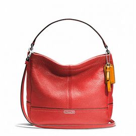 PARK LEATHER MINI DUFFLE CROSSBODY (COACH F49160)