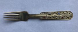 Anton Michelsen Sterling Silver fork 1939 Chirstmas