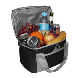 PBO PROMOBAGSONLINE 3801 B Just Chill 6 Pack Cooler Black DAIRYMONT 