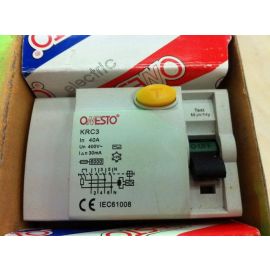 Onesto KRC3 40A 400V 30mA 4P Leakage protector circuit breaker Leakage protection switch