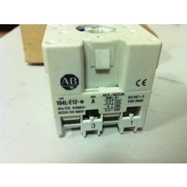 Allen-Bradley 194L-E12-1502 12A 600V ON-OFF SWITCH