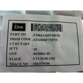 Etron Technology EM6AA160TSB-5G 16M x 16-bit DDR synchronous DRAM (SDRAM)