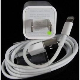 8009 New GENUINE OEM Original Apple Iphone 5/5S/5C Wall Charger Lightning Data Cable