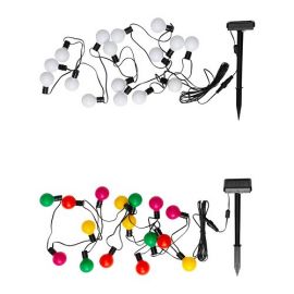 IKEA Solvinden Solar Powered 16 globe Outdoor Lights Chain lantern string white/multi-color  