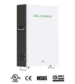 GSL ENERGY UL1973 Power Storage Wall Lifepo4 51.2V 100AH 5.12kwh Lithium Battery for Solar Storage System (Price On Quote)