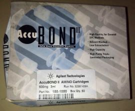 Agilent Technologies 188-0150 AccuBOND II AMINO (NH2) Cartridges 500mg 3ml box of 50 NEW 