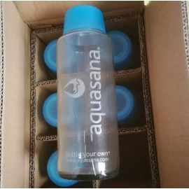 Aquasana AQ-6005 18-Ounce Glass Water Bottle  (Lead Free)