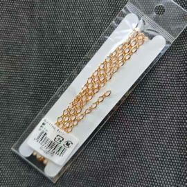 Japan ERUBERU golden curb chain Copper (1 meter) BJ-172G